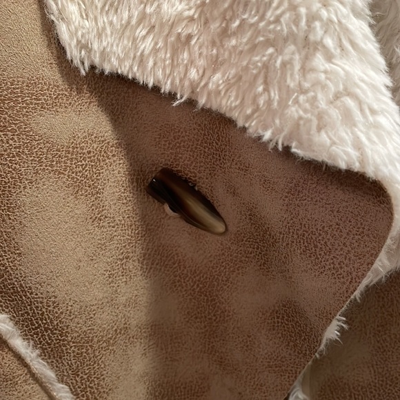 Fuzzy Suede Vest - Picture 2 of 5